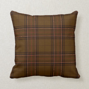 Magic Plaid Brown Cushion