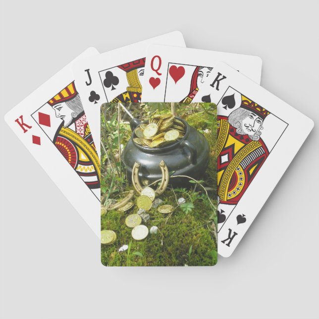 "Magic Pot of Gold!" Playing Cards (Back)