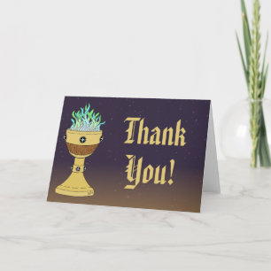 Magic Potion in Mazer and Chalice Combo Thank You Card