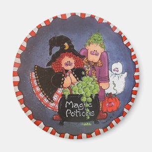 Magic Potions Button Magnet