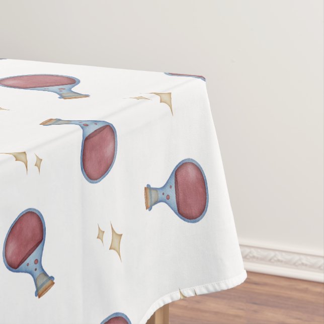 Magic Potions Witchcraft Halloween Kids Birthday Tablecloth (In Situ)