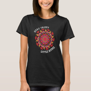 Magic Psilocybin Mushrooms Mandala Stay Trippy Lit T-Shirt
