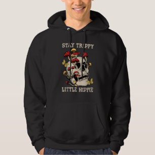 Magic Psilocybin Mushrooms Skull Stay Trippy Littl Hoodie