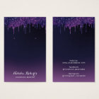 Magic Purple Glitter Drips Jewellery Earring Displ