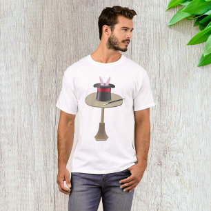 Magic Rabbit in Hat with Wand T-Shirt