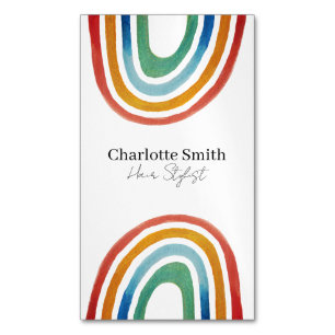 Magic Rainbow Magnetic Business Card