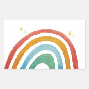 Magic Rainbow Rectangular Sticker
