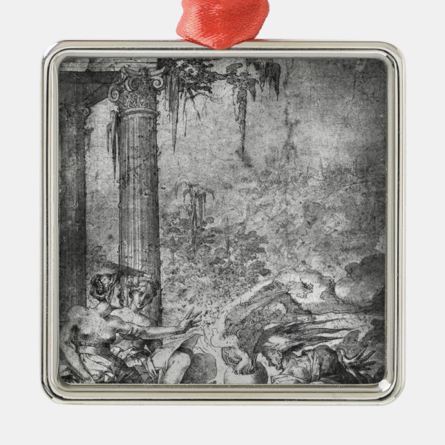 Magic Scene Metal Tree Decoration (Front)