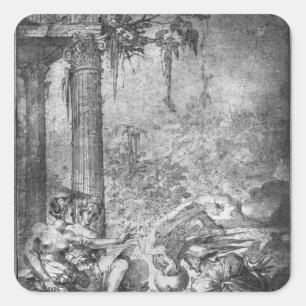 Magic Scene Square Sticker