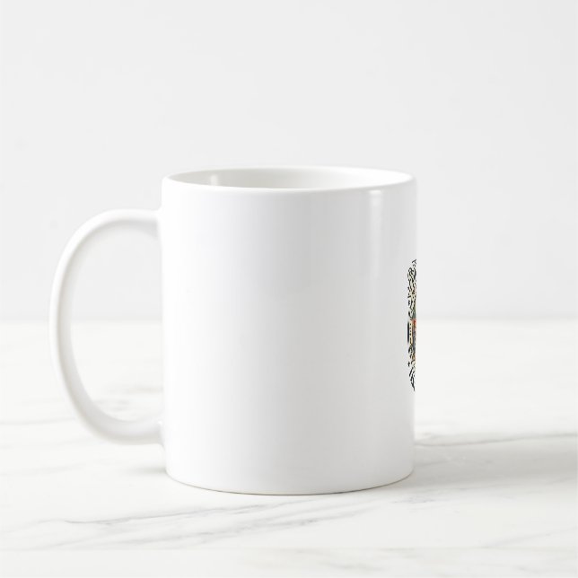Magic School Fantasy Cat Cute Kitty Design - Magic Coffee Mug (Left)