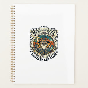 Magic School Fantasy Cat Cute Kitty Design - Magic Planner