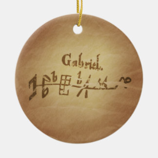 Magic Seal Angel Gabriel Protection Magic Charms Ceramic Tree Decoration