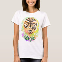 Magic Shaman Face Mage Enchantress Art T-Shirt