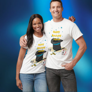 Magic Show Birthday Theme Party Parent  T-Shirt