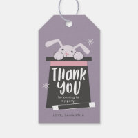 Magic Show Bunny Birthday Party Thank You