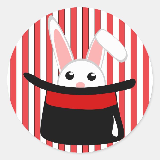 Magic Show Classic Round Sticker (Front)