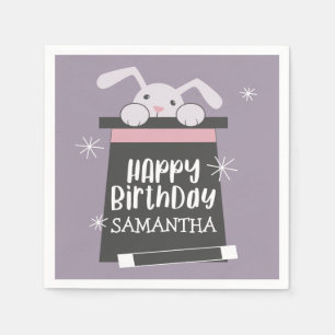 Magic Show Kids Birthday Party Napkin