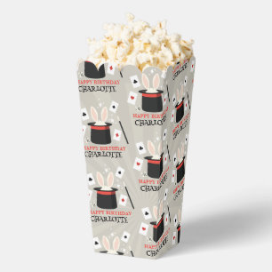 Magic Show Magician Kids Birthday Custom Name Favour Box