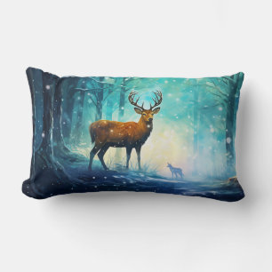 Magic Snowy Forest Art-82109 Lumbar Cushion
