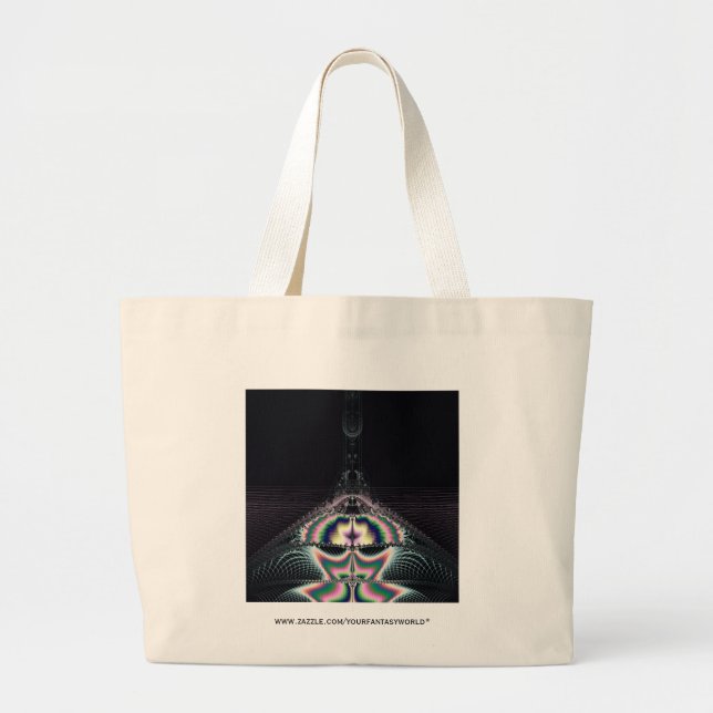 Magic Space Large Tote Bag (Front)