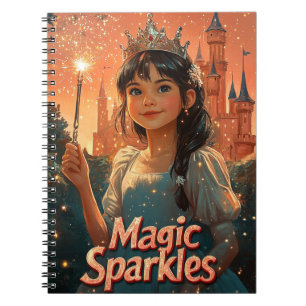 Magic Sparkles Princess Journal – Fun Notebook