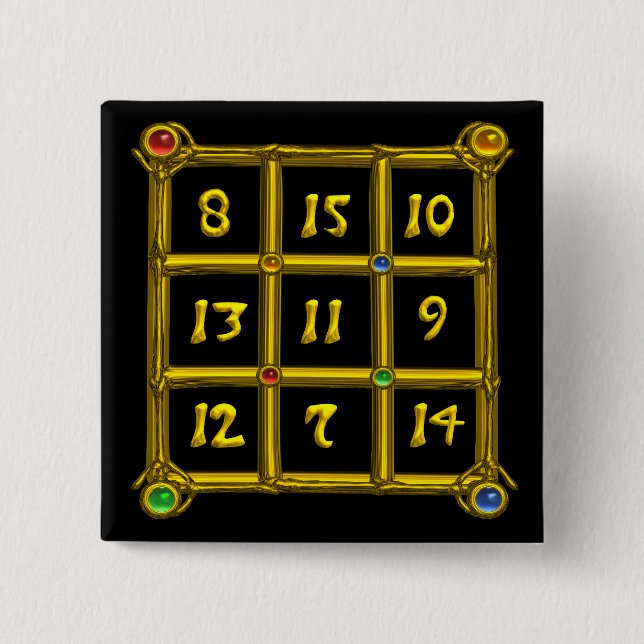 MAGIC SQUARE 33 15 CM SQUARE BADGE (Front)