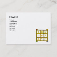 MAGIC SQUARE 33 ,Black White