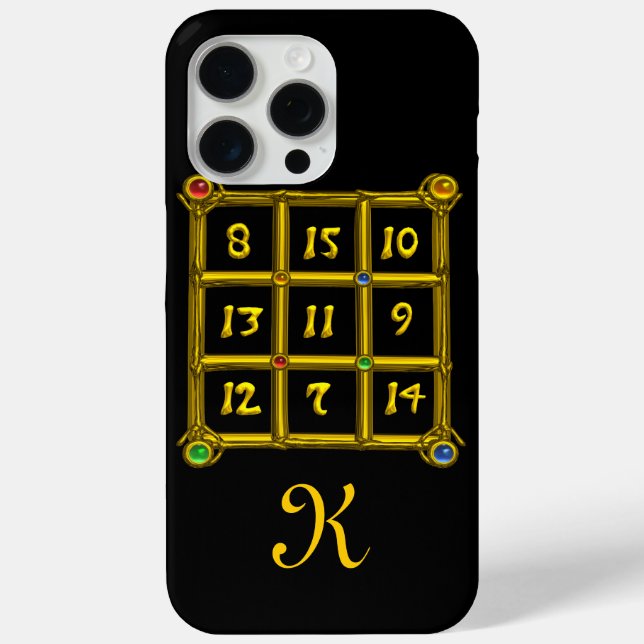 MAGIC SQUARE 33 MONOGRAM Black Case-Mate iPhone Case (Back)