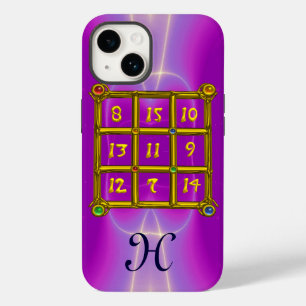 MAGIC SQUARE 33 MONOGRAM Pink Fuchsia, Purple iPhone 14 Case