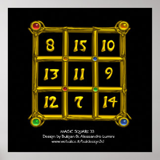 MAGIC SQUARE 33 POSTER