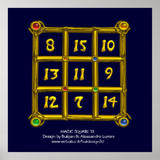 MAGIC SQUARE 33 POSTER
