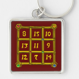 MAGIC SQUARE 33 , Red Key Ring