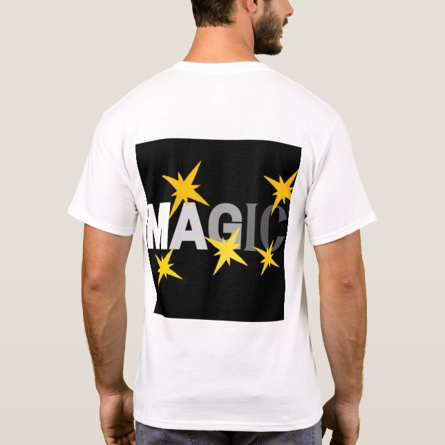 Magic Stars white t-shirt | Z DESIGNS (Back)