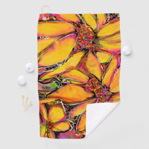 "Magic Sunflower" Golf Towel