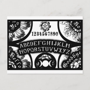 Magic Talking Occult Board Design Postcard
