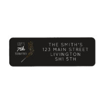 Magic themed Party Return Address Stickers