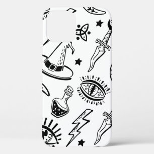 Magic things, ink drawing on a white background. S iPhone 12 Case