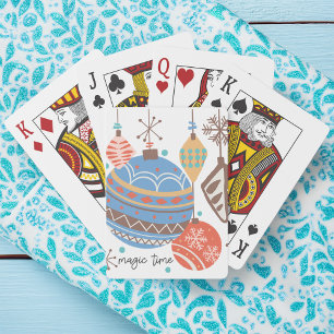 Magic time - Christmas - playing cards