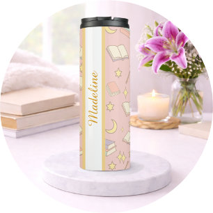 Magic Times Thermal Tumbler Girly Pastel Pink