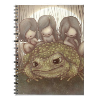 Magic Toad and Cute Little Fairies Notebook