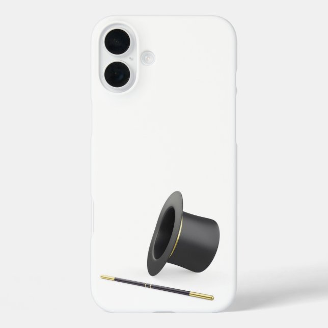 Magic top hat and magic wand Case-Mate iPhone case (Back)