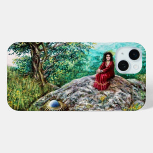 MAGIC TREE / Dawn In the Wood and Lady in Red iPhone 15 Mini Case