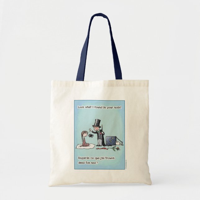 Magic Trick Bilingual Tote Bag (Front)