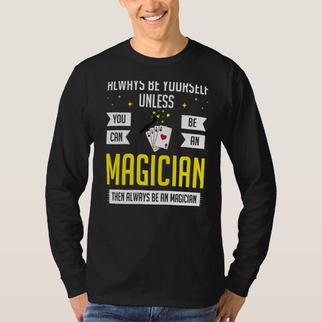 Magic Trick Magician Cards Box T-Shirt (Front)