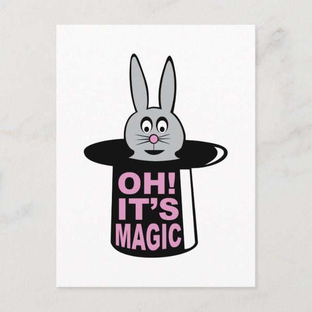 Magic Trick Postcard (Front)