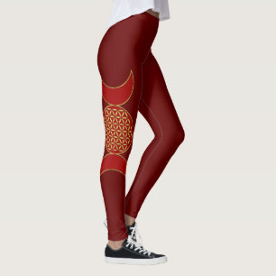 Magic Triple Moon - Spirit Flower Of Life 1 Hoodie Leggings