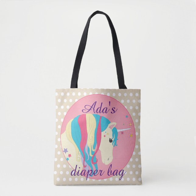 Magic Unicorn diaper bag (Front)