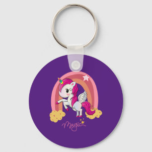 Magic Unicorn Fan Club Key Ring