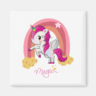 Magic Unicorn Fan Club Magnet