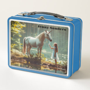 Magic Unicorn Metal Lunch Box